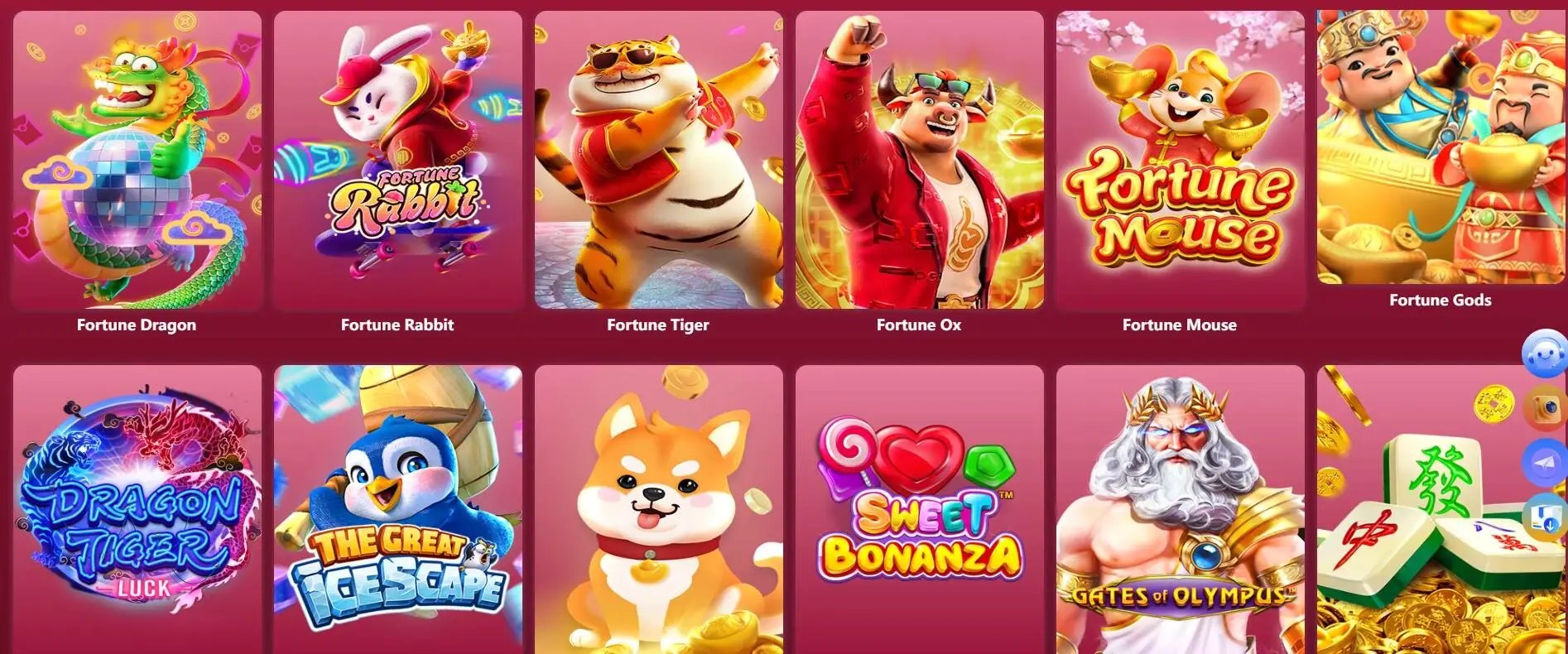 Bingo Keberuntungan di layar utama